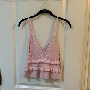 BCBGeneration Ribbed Lilac Tank - NWT - Size S